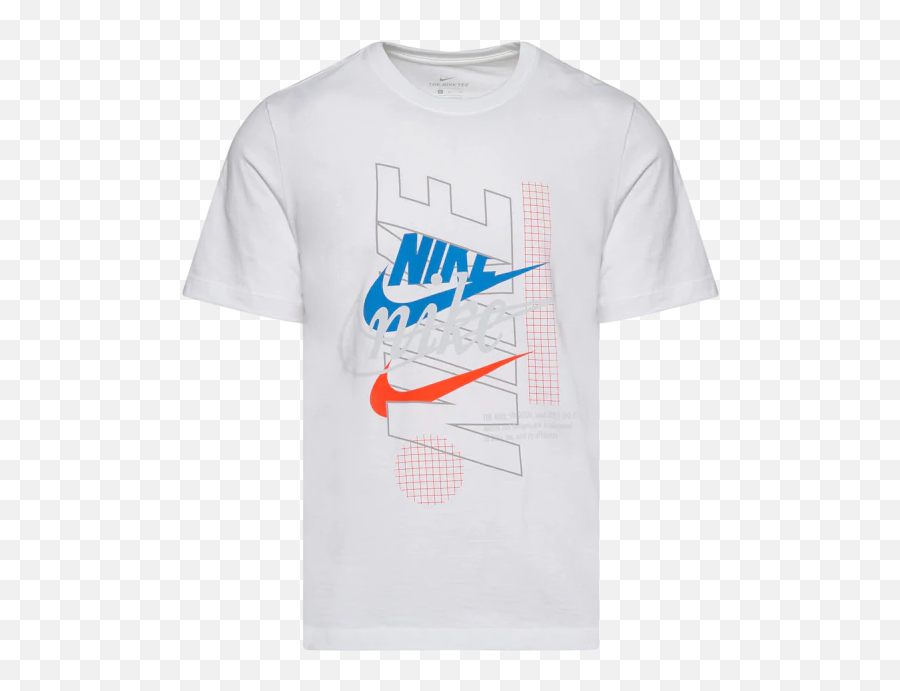 Nike Evolution Of The Swoosh T - Shirt Menu0027s Champs Sports T Shirt Nike Air Force 1 React Emoji,Nike Logo Sweatshirts