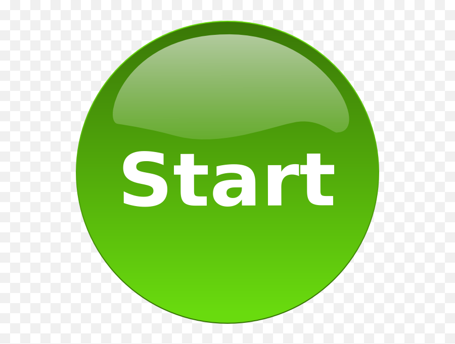 Start Button Clip Art At Clker - Start Button Clipart Emoji,Start Clipart
