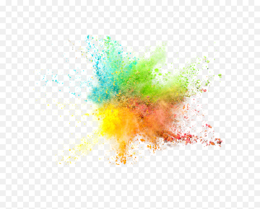 Colorful Powder Explosion Png Image - Color Powder Background Png Emoji,Color Explosion Png