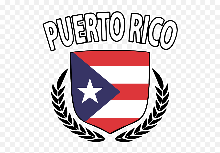 Puerto Rico Ladies Puerto Rico Crest With Olive Branches Emoji,Puerto Rico Flag Png