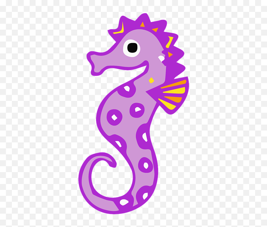 Cliparts Seahorse Sillhoetts 12 Buy Clip Art - Color Emoji,Matching Clipart