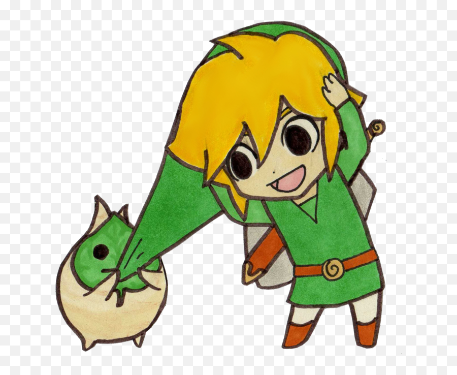 Download Chibi Link - The Legend Of Zelda Full Size Png Emoji,Link Zelda Png