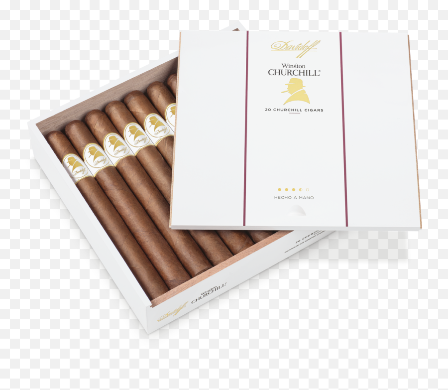 Winston Churchill Cigars - Box Of 20 Davidoff Of Geneva Emoji,Cigar Transparent Background