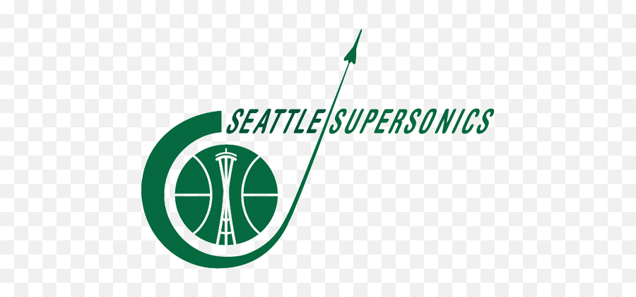 Oklahoma City Thunder - Logo History Retroseasons Seattle Super Sonics Logos Emoji,Thunder Logo