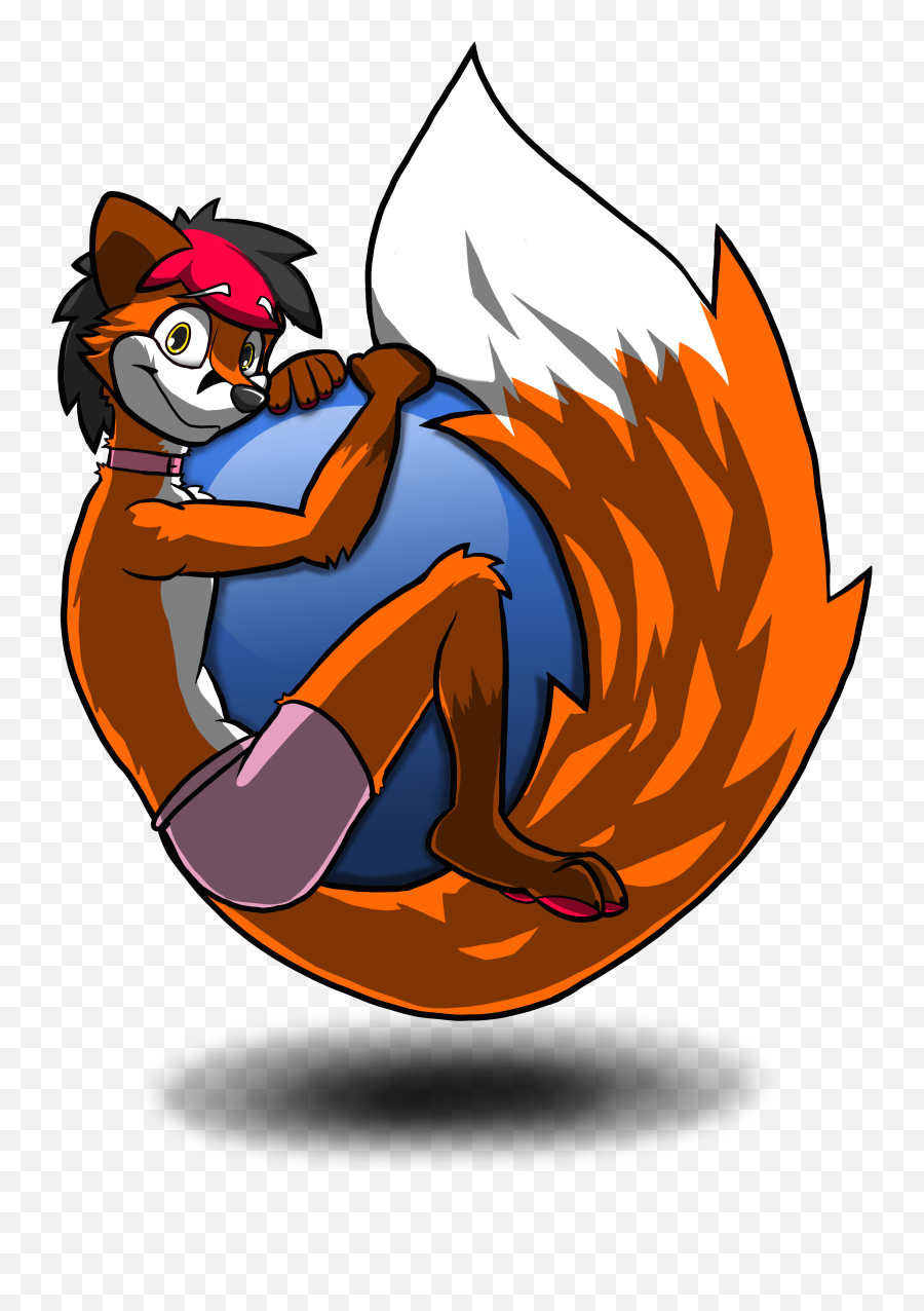 I Made My Own Firefox Icon Furry - Firefox Furry Icon Emoji,Firefox Logo