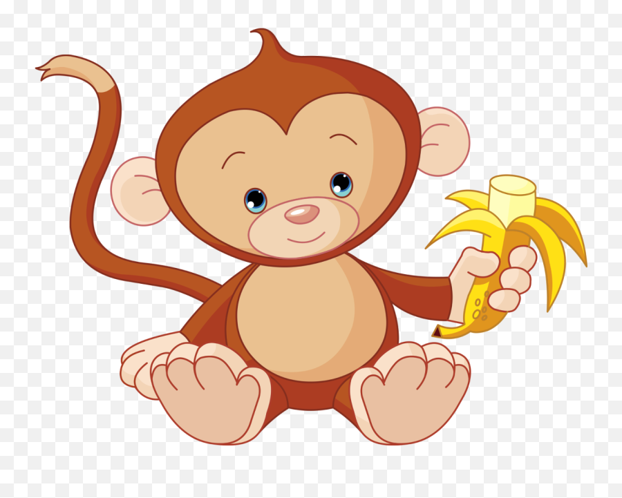 Eat Clipart Monkey Banana Eat Monkey Banana Transparent - Monkey Eating Banana Clipart Emoji,Eat Clipart