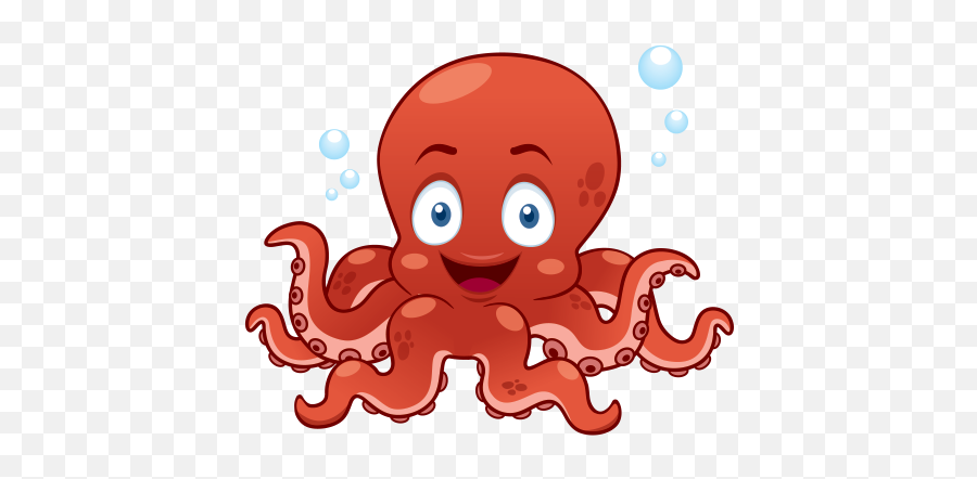 Octopus Clipart Happy Octopus Picture 1770997 Octopus - Red Octopus Clipart Emoji,Octopus Clipart