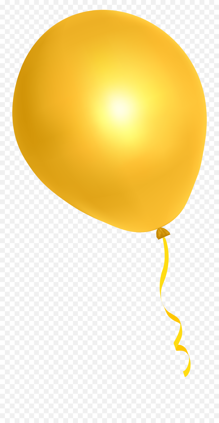 Yellow Balloons Png Www Imgkid Com The - Transparent Background Yellow Balloon Clipart Emoji,Balloons Png