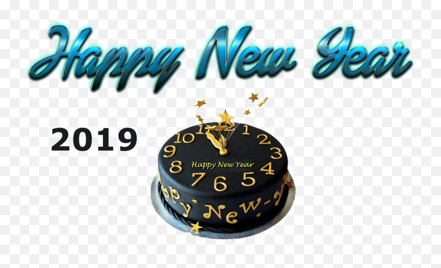 Happy New Year Png Transparent - Happy New Year 2019 Png Cake Decorating Supply Emoji,Happy New Year 2019 Png