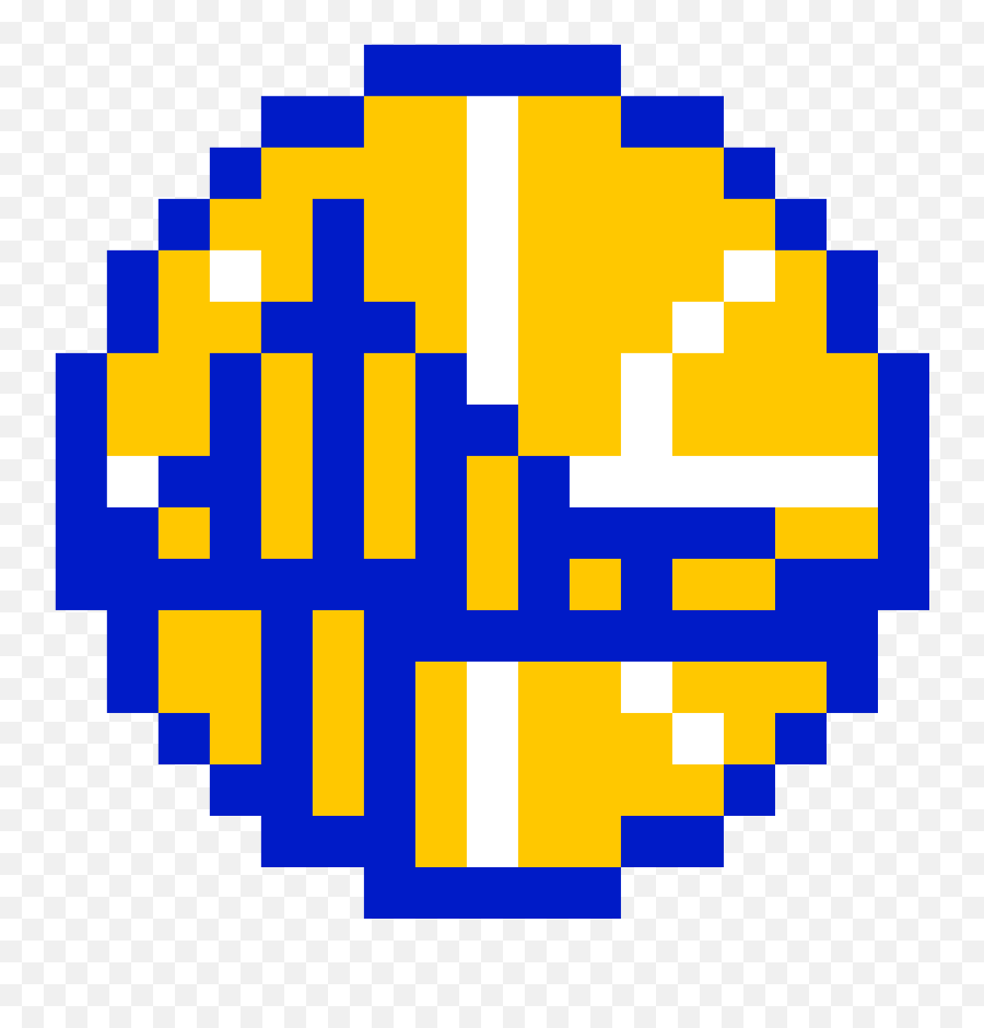Pixilart - Donut Pixel Art Emoji,Golden State Warriors Logo