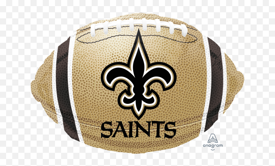 Set Of 3 New Orleans Saints Football - New Orleans Saints Black And White Art Work Emoji,New Orleans Saints Logo