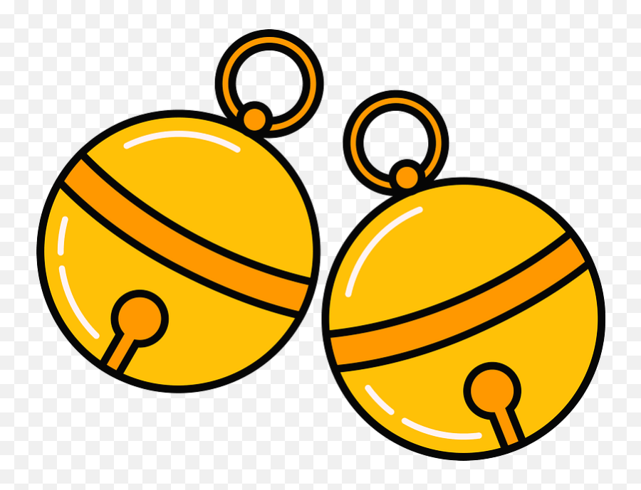 Jingle Bells Clipart Free Download Transparent Png Creazilla - For Basketball Emoji,Bells Clipart