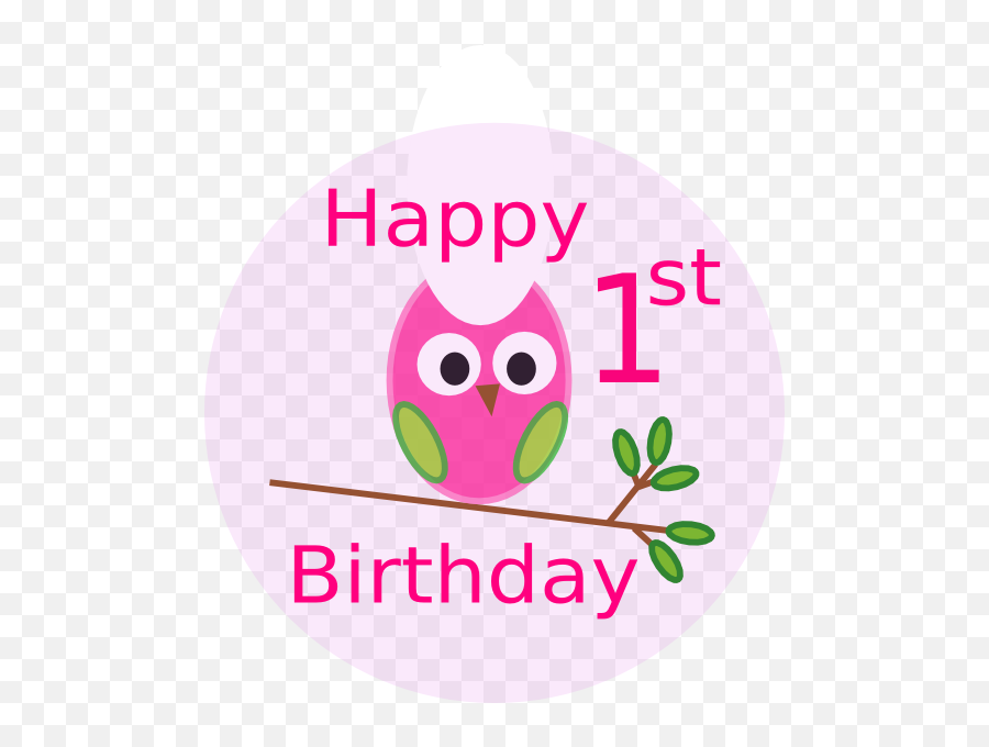 Download How To Set Use Owl Generic 1st Birthday Clipart - Cute Transparent 1st Birthday Png Emoji,Birthday Clipart