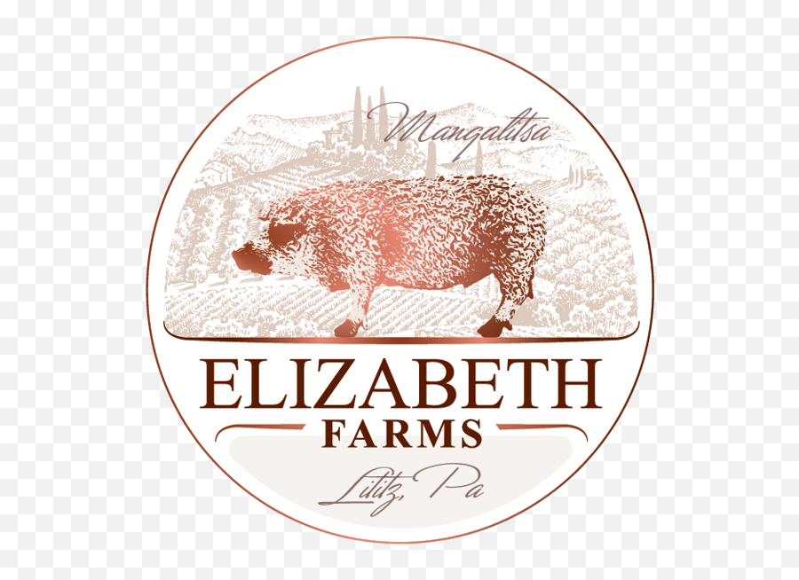 Mangalitsa Pork - Mangalitsa Pig At Elizabeth Farms Emoji,Piglet Logo