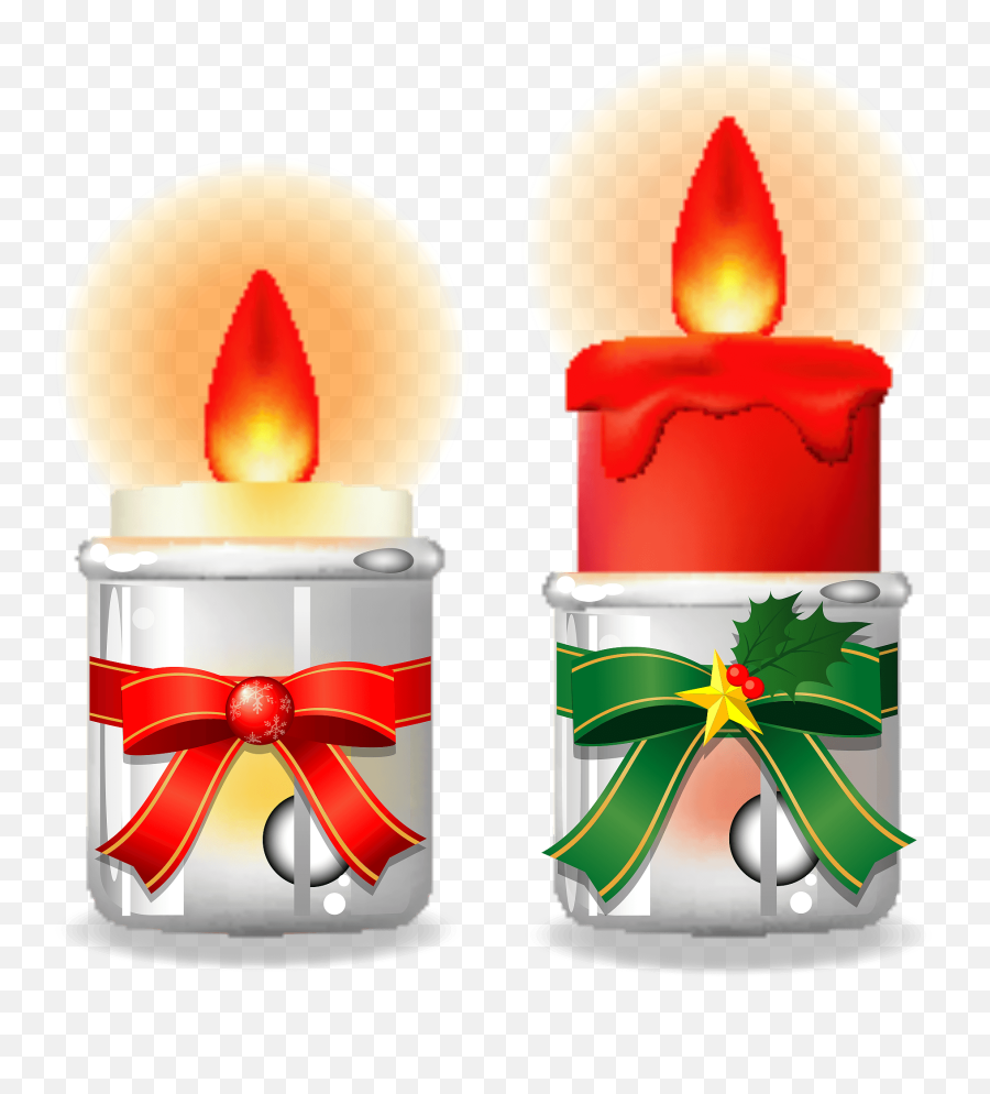 Christmas Candle Clipart Free Download Transparent Png - Event Emoji,Candle Clipart