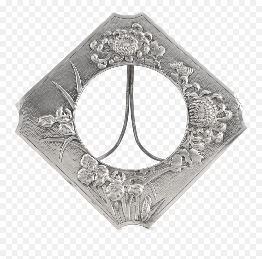 Antique Silver Chinese Export Silver Silver Frame Ms Rau - Solid Emoji,Silver Frame Png