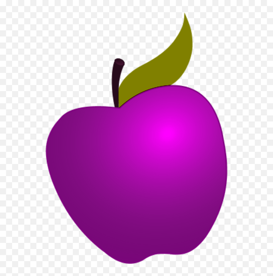 Download Hd Dots Clipart Transparent Apple - Purple Apple Purple Apple Clipart Emoji,Apple Clipart Png