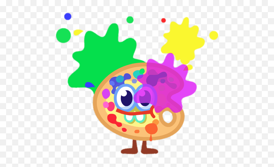 Splat The Abstract Artist With Paint Splatters Pnglib Emoji,Splat Png
