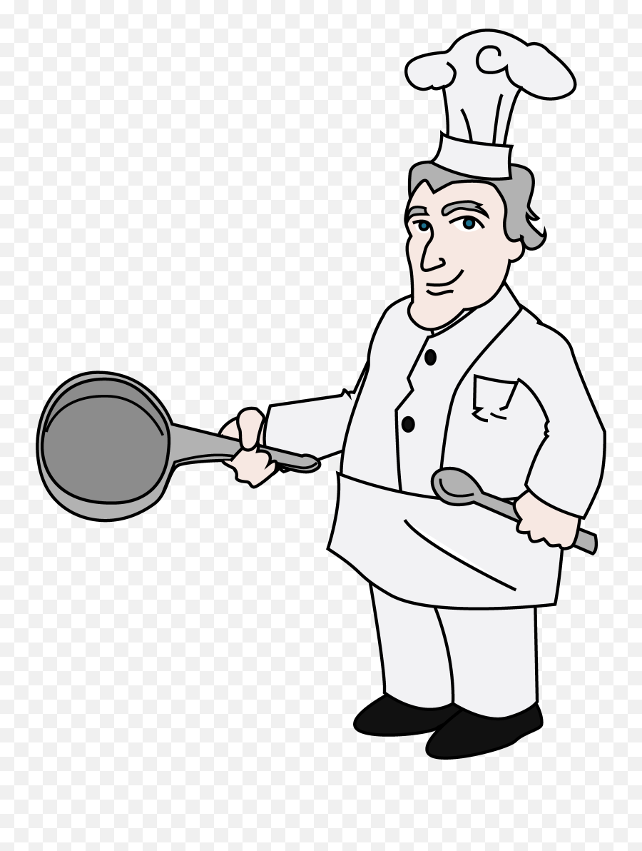 Chef Clipart Illustration Free Clip Art Emoji,Chef Clipart Black And White