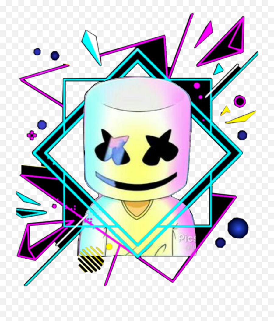 Pin - Dj Marshmallow Png Emoji,Marshmello Logo