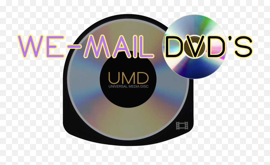 We - Mail Dvdu0027s For Games And Umd Movies For The Psp Video Emoji,Dvd Video Logo Png