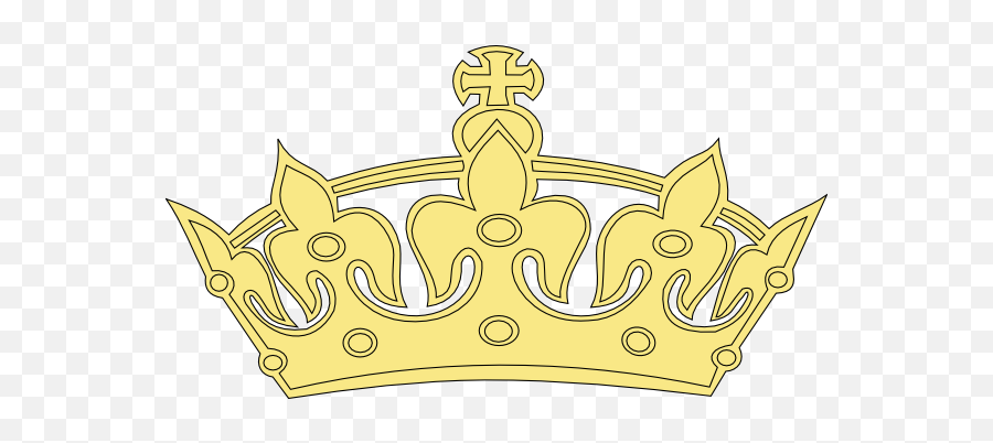 Golden Princess Crown Clip Art At Clker - Gold Crown Emoji,Princess Crown Clipart