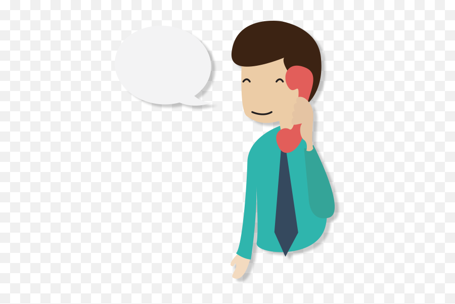 Man On Phone - Person On Phone Clipart Transparent Emoji,Phone Clipart Transparent