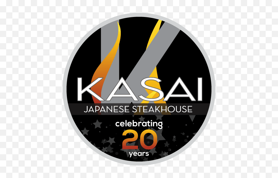 Kasai Scottsdale - A Japanese Steakhouse Emoji,20 Year Anniversary Logo