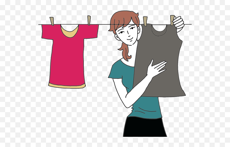 Clothes Line Dream Meaning - Cartoon Transparent Cartoon Emoji,Clothesline Clipart