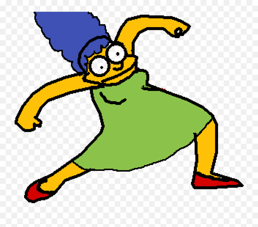 Pixilart - Marge Simpson By Skythecrybaby Emoji,Marge Simpson Png