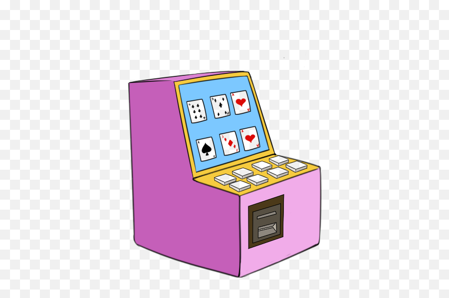 Free Clip Art Video Poker By Casino - Arcade Cabinet Emoji,Video Clipart