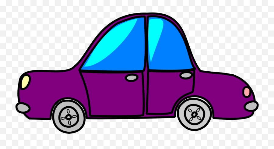 Transportation Clipart Animation - Purple Car Cartoon Emoji,Transportation Clipart