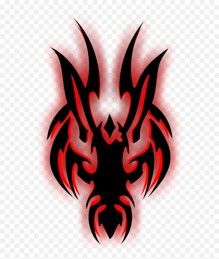 Black Dragon Demon King Symbol Body Tattoo Design Tribal - Tattoo Anime Demon Symbol Emoji,Demon Logo