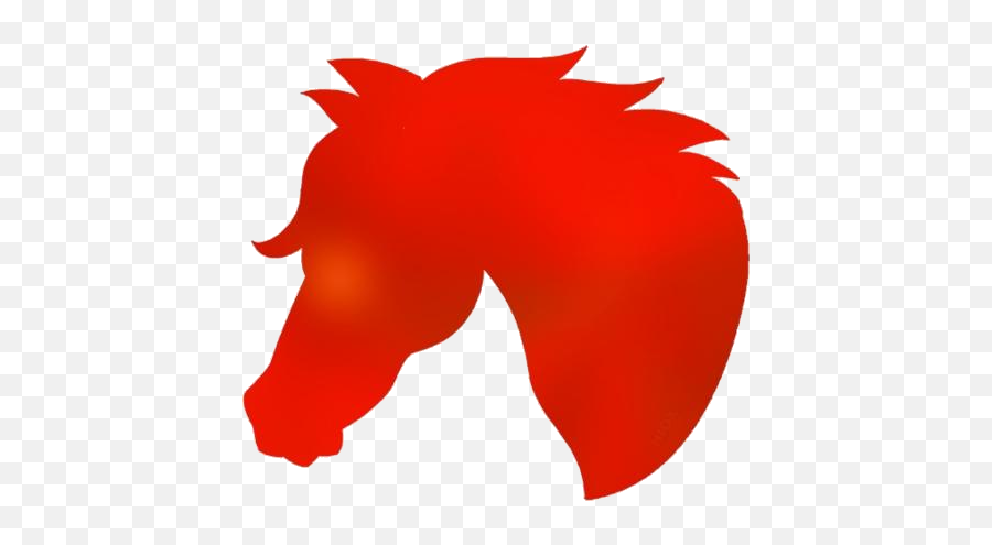 Horse Head Realistic Png Clipart Image For Download - Horse Head Silhouette Red Emoji,Horse Head Clipart