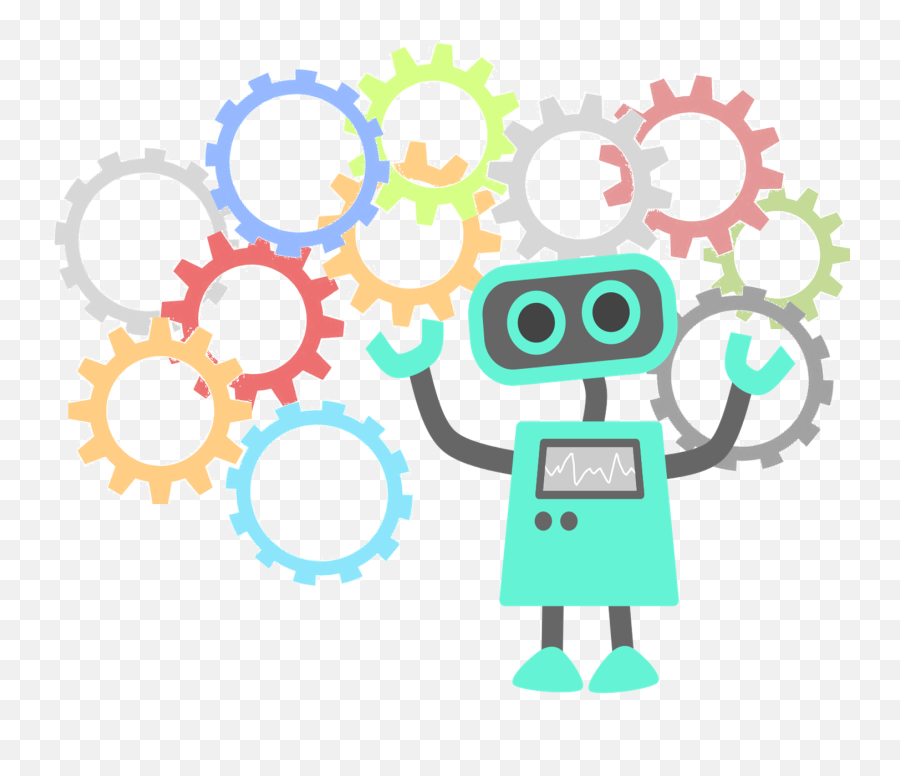 Cute Robot Png - Clipart Robot Png Emoji,Robot Clipart
