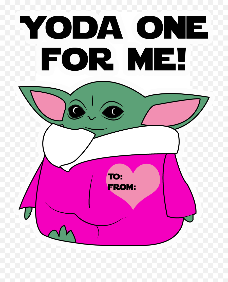 Yoda Valentines Day Card Emoji,Baby Yoda Png