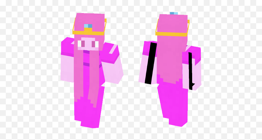 Download Princess Bubblegum - Adventure Time Minecraft Skin Emoji,Princess Bubblegum Png