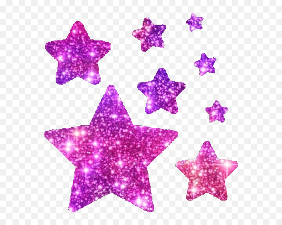 Download Stars Created By Me Interesting Art Stars Glitter Emoji,Glitter Stars Png