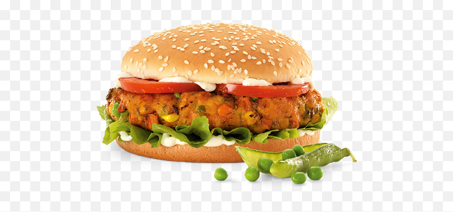 Veggie Burger Png Png Image With No - Vegan Burger Transparent Background Emoji,Burger Png