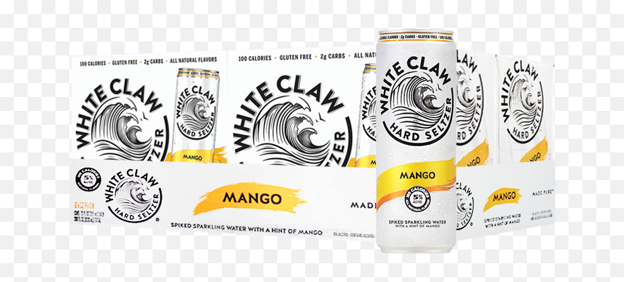White Claw Mango Hard Seltzer Emoji,White Claw Logo Png