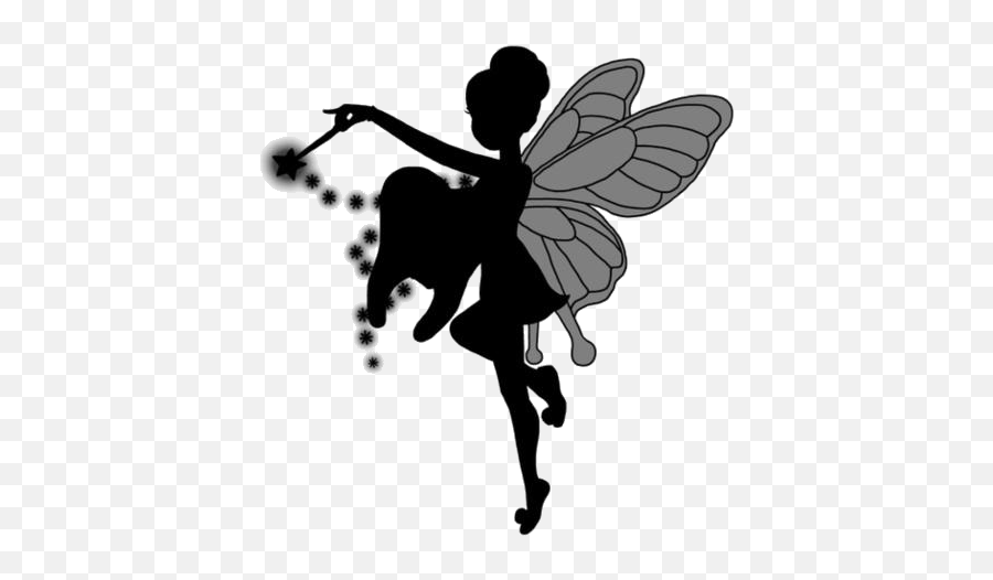 Baby Tooth Fairy Png Transparent - Tooth Fairy Silhouette Free Emoji,Fairy Png