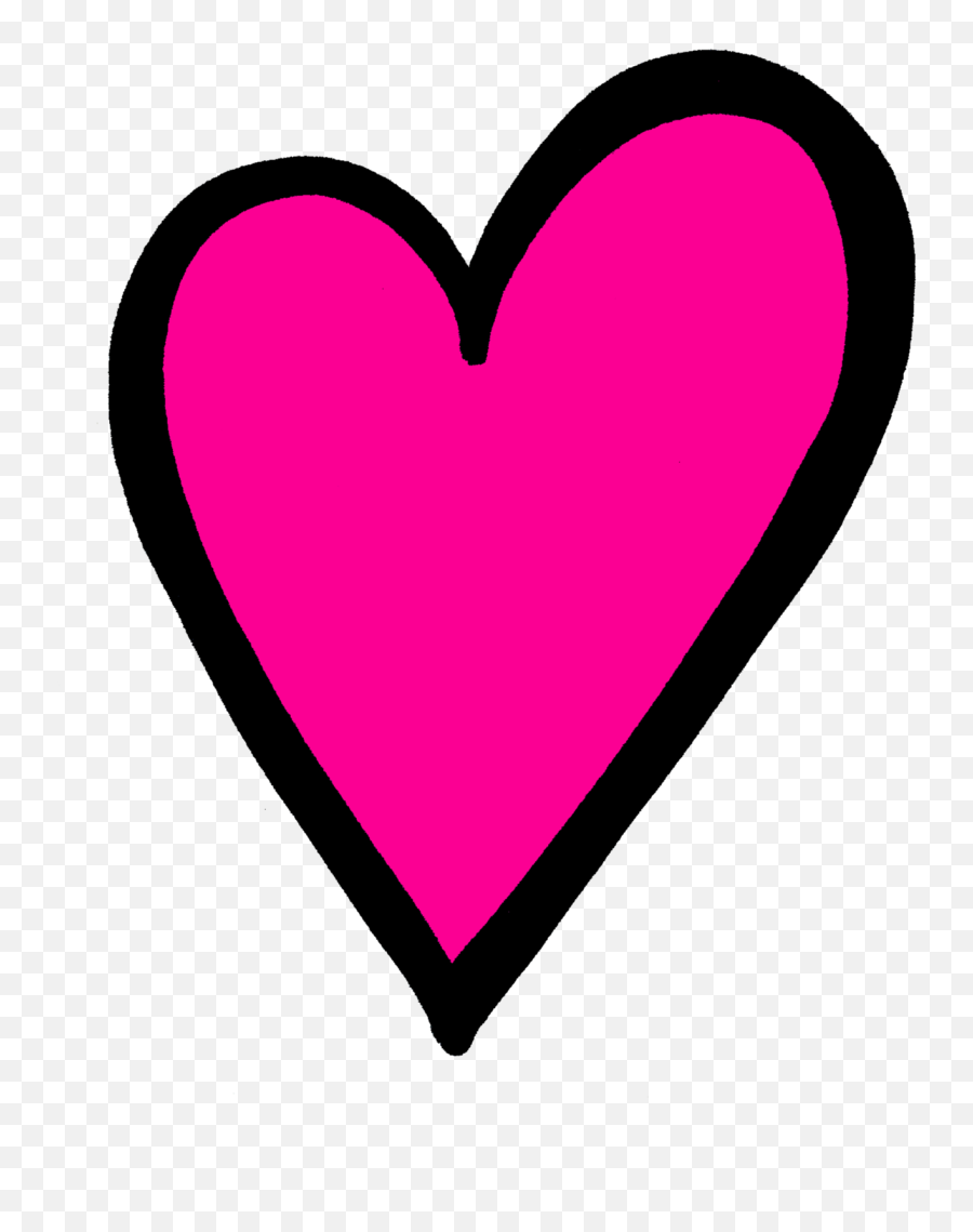 Download Hot Pink Heart Transparent Image Hq Png Image - Hot Pink Heart Png Emoji,Heart Transparent
