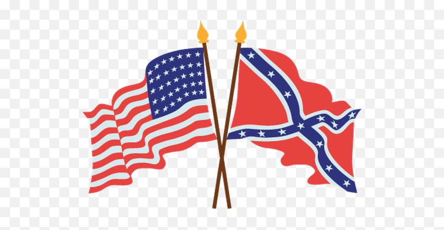 Flags - Clipart Best Civil War Clipart Emoji,American Flag Clipart