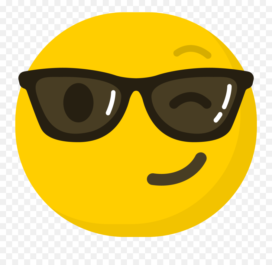 Friendly Clipart Emoticon - Sunglasses Emoji Png Transparent Emoji For Sunglasses Png,Sad Cowboy Emoji Png