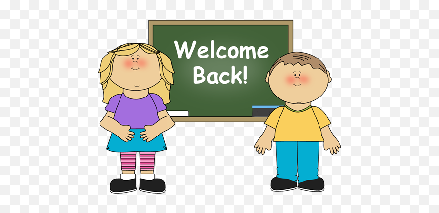 Back To School Clipart Kids - Kids Welcome Back To School Banner Emoji,Back To School Clipart