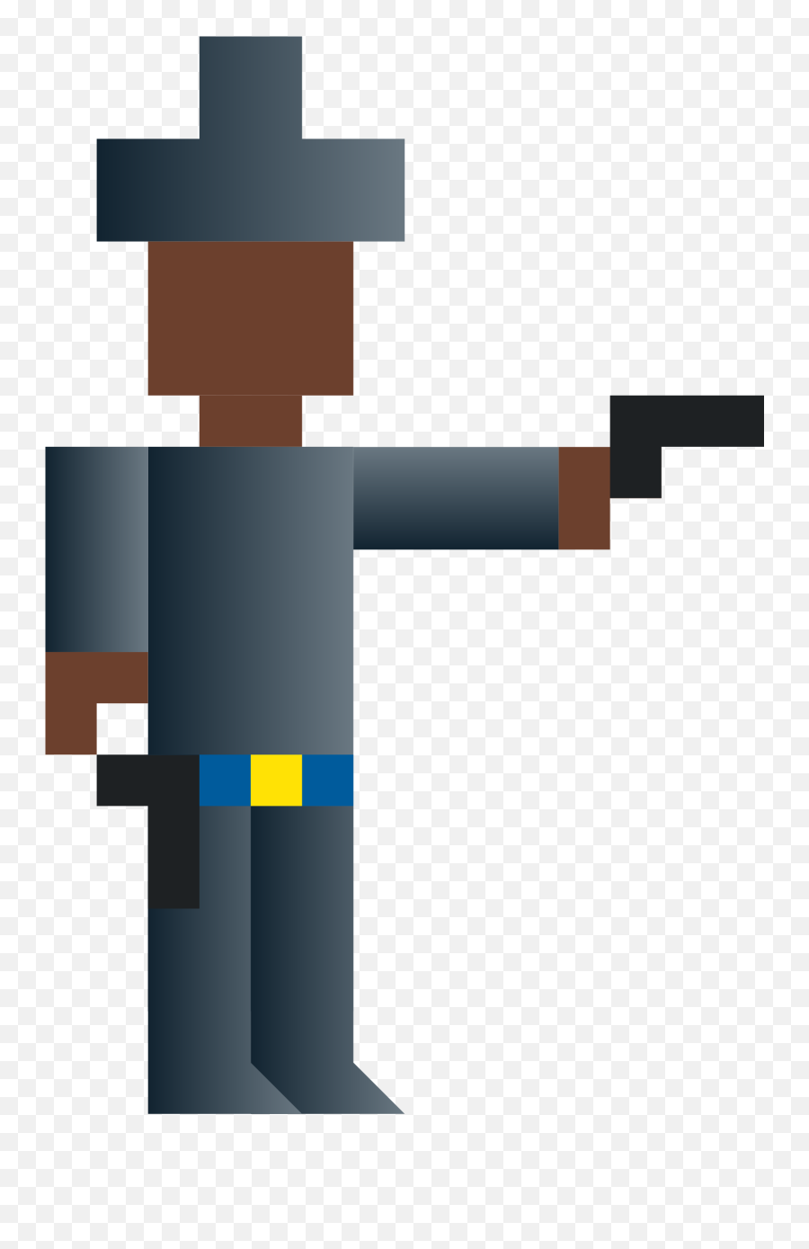 Gun Shot Clipart Gun Shoot - Pixel Shooting A Gun Emoji,Shot Clipart