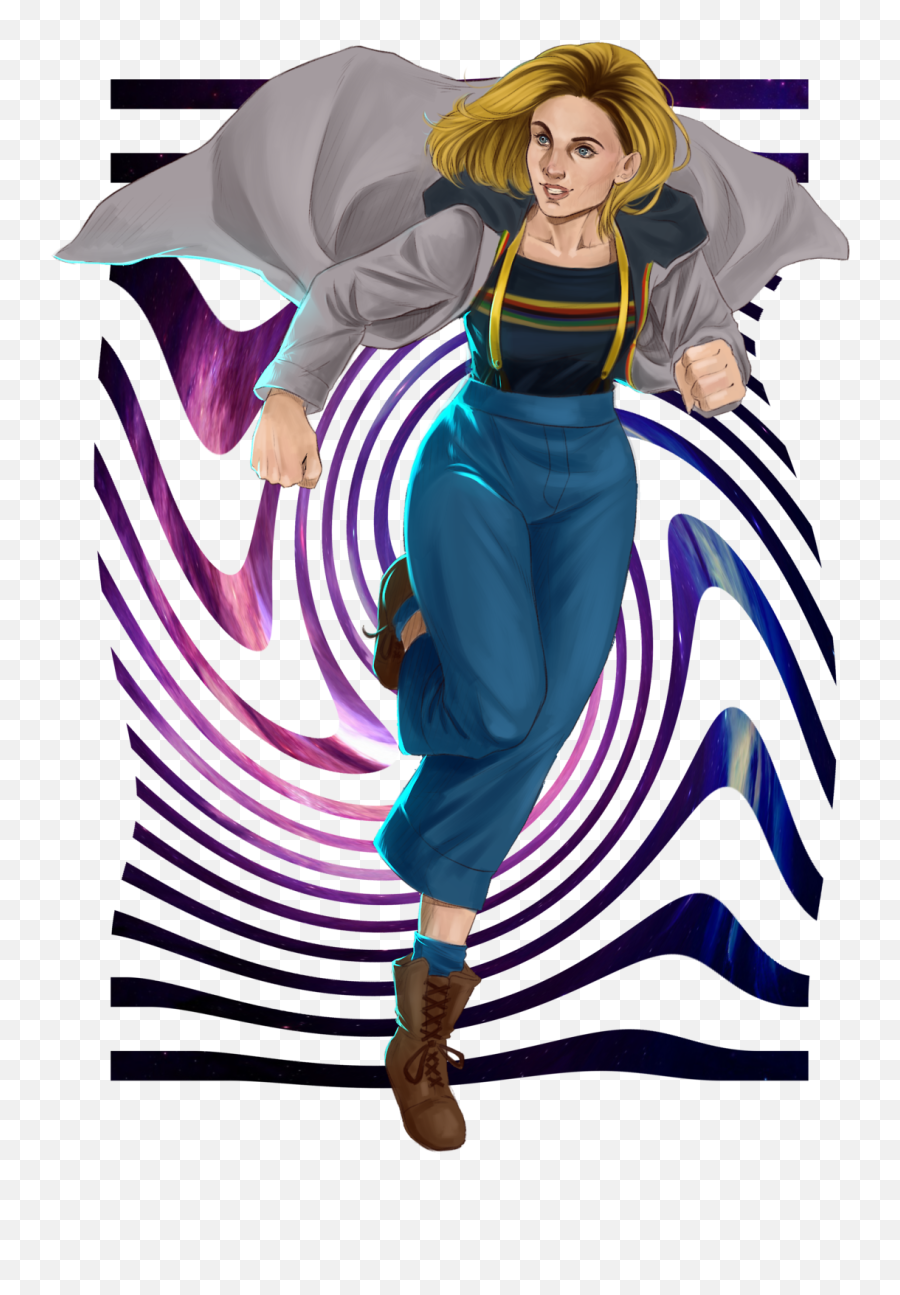 Hello Everyone - Art Doctor Who 13th Doctor Clipart Full 13th Doctor Art Png Emoji,Tardis Clipart