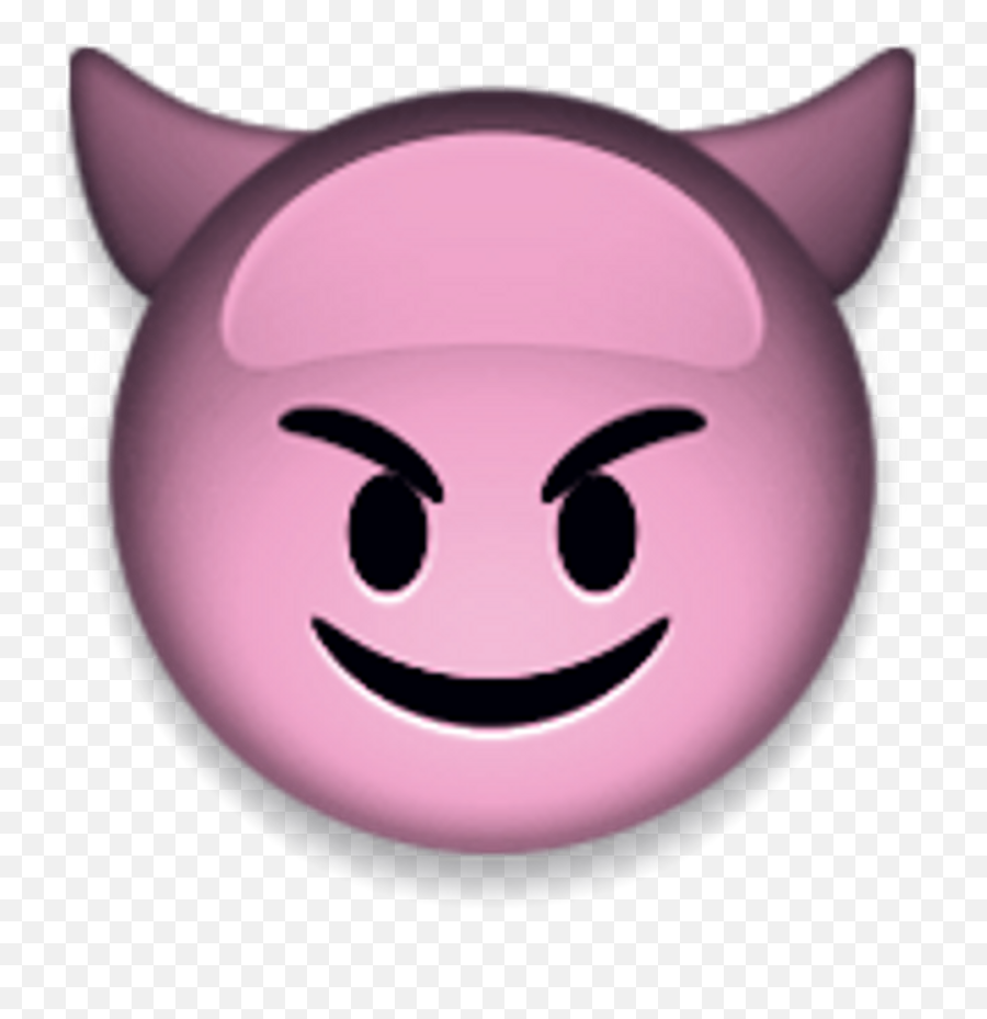 Download Hd Emoji Emojis Devil Grunge - Emoji Demon,Devil Emoji Png