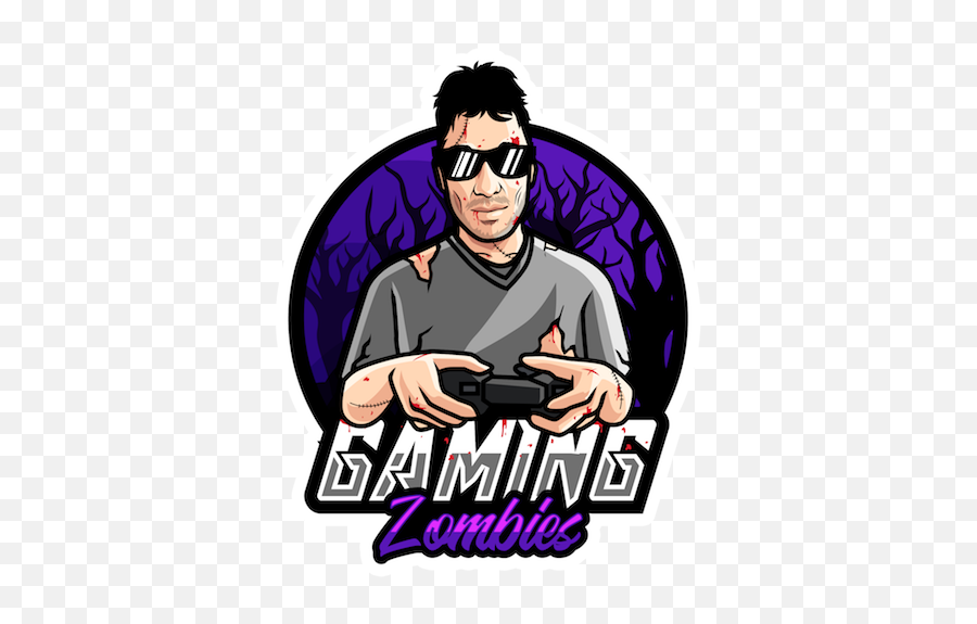 Gaming Zombies - Playing Games Emoji,Gaming Logo