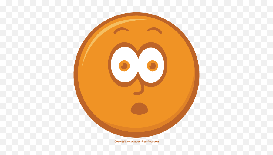 Surprised Face Preschool Png Download - Happy Emoji,Shocked Face Png